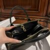 Balmain original Canvas print with leather patchwork pattern  Women's Bag-26cm with original box free shipping