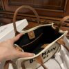 Balmain original Canvas print with leather patchwork pattern  Women's Bag-26cm with original box free shipping