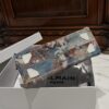 Balmain original Canvas print with leather patchwork pattern  Women's Bag-26cm with original box free shipping