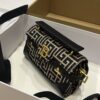 Balmain original Canvas print with leather patchwork pattern  Women's Bag-19cm with original box free shipping