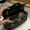 Balmain original Canvas print with leather patchwork pattern  Women's Bag-19cm with original box free shipping