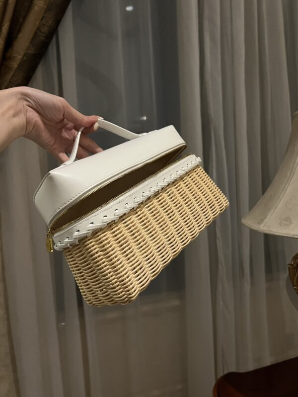 New! Loro Piana  Small-Size Rattan Bag, Global Limited Edition -L27cm with original box free shipping