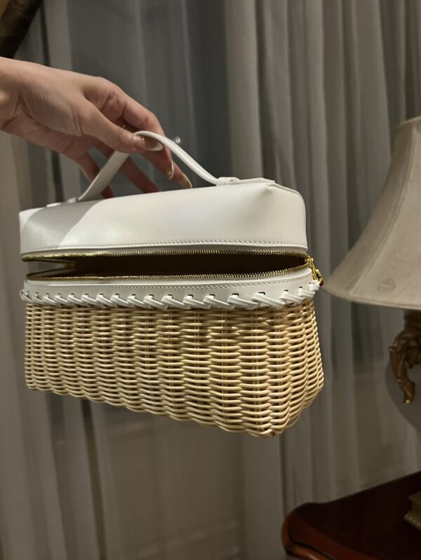 New! Loro Piana  Small-Size Rattan Bag, Global Limited Edition -L27cm with original box free shipping
