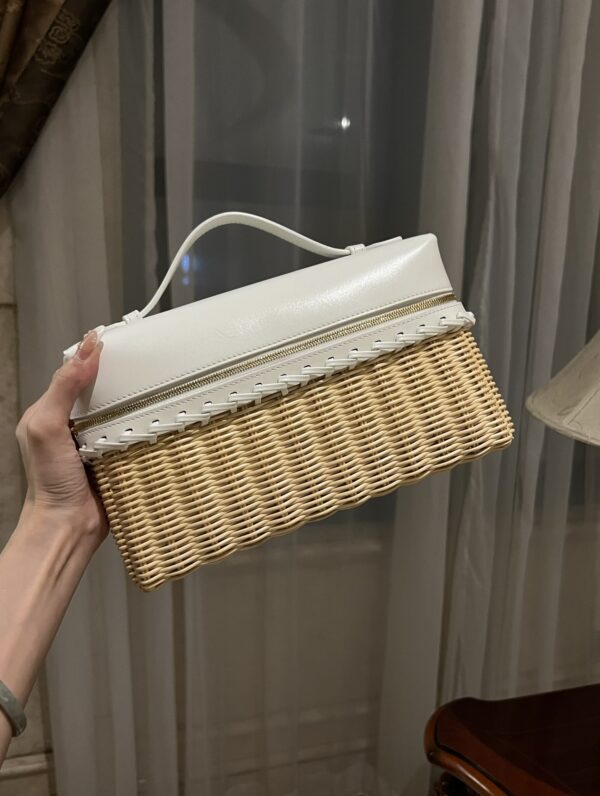 New! Loro Piana  Small-Size Rattan Bag, Global Limited Edition -L27cm with original box free shipping