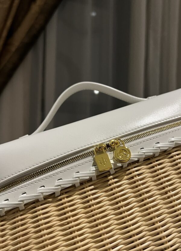 New! Loro Piana  Small-Size Rattan Bag, Global Limited Edition -L27cm with original box free shipping