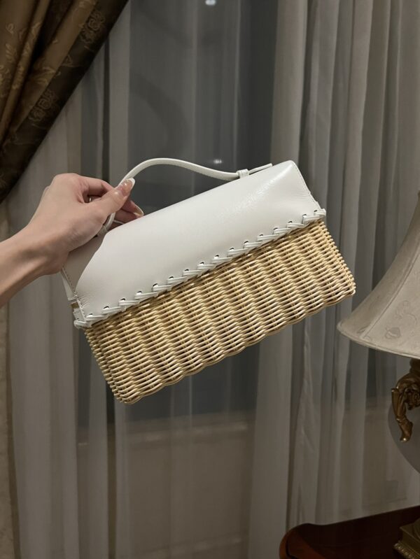 New! Loro Piana  Small-Size Rattan Bag, Global Limited Edition -L27cm with original box free shipping