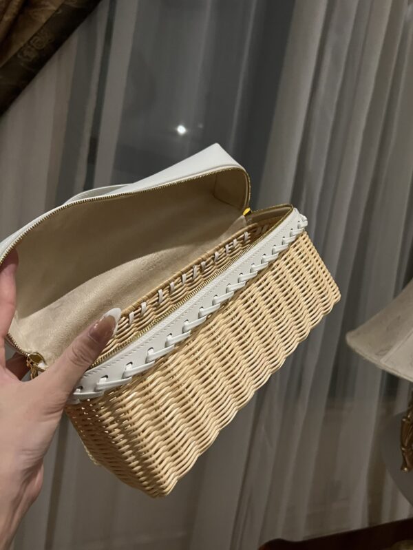 New! Loro Piana  Small-Size Rattan Bag, Global Limited Edition -L27cm with original box free shipping