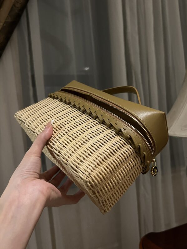 New! Loro Piana  Small-Size Rattan Bag, Global Limited Edition -L27cm with original box free shipping