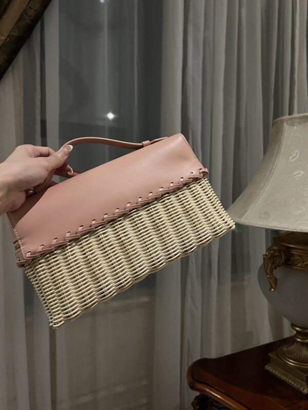 New! Loro Piana  Small-Size Rattan Bag, Global Limited Edition -L27cm with original box free shipping