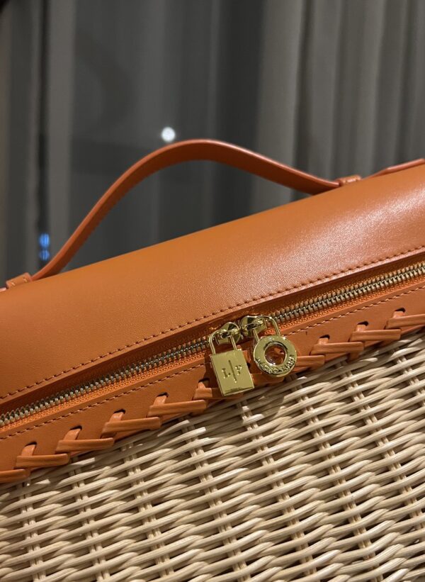 New! Loro Piana  Small-Size Rattan Bag, Global Limited Edition -L27cm with original box free shipping
