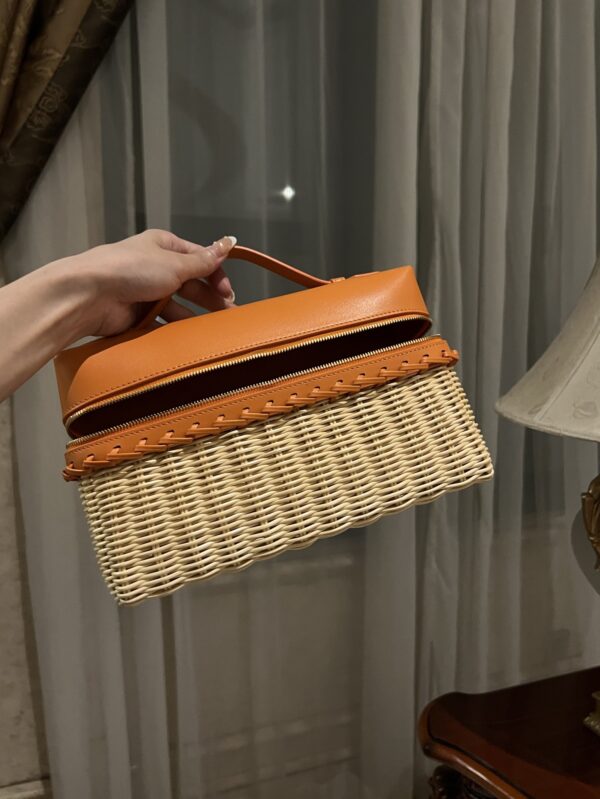 New! Loro Piana  Small-Size Rattan Bag, Global Limited Edition -L27cm with original box free shipping