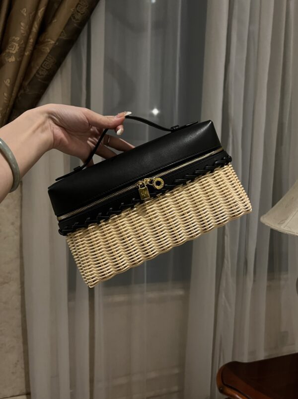 New! Loro Piana  Small-Size Rattan Bag, Global Limited Edition -L27cm with original box free shipping