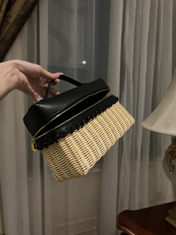 New! Loro Piana  Small-Size Rattan Bag, Global Limited Edition -L27cm with original box free shipping