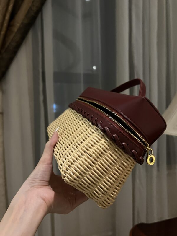 New! Loro Piana  Small-Size Rattan Bag, Global Limited Edition -L27cm with original box free shipping
