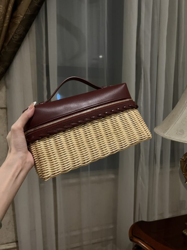 New! Loro Piana  Small-Size Rattan Bag, Global Limited Edition -L27cm with original box free shipping