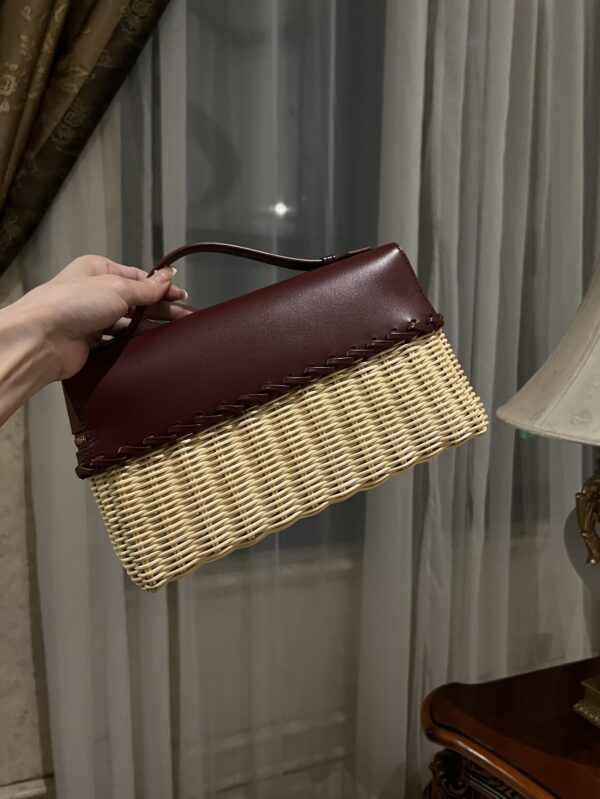 New! Loro Piana  Small-Size Rattan Bag, Global Limited Edition -L27cm with original box free shipping