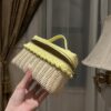 New! Loro Piana  Small-Size Rattan Bag, Global Limited Edition -L19cm with original box free shipping