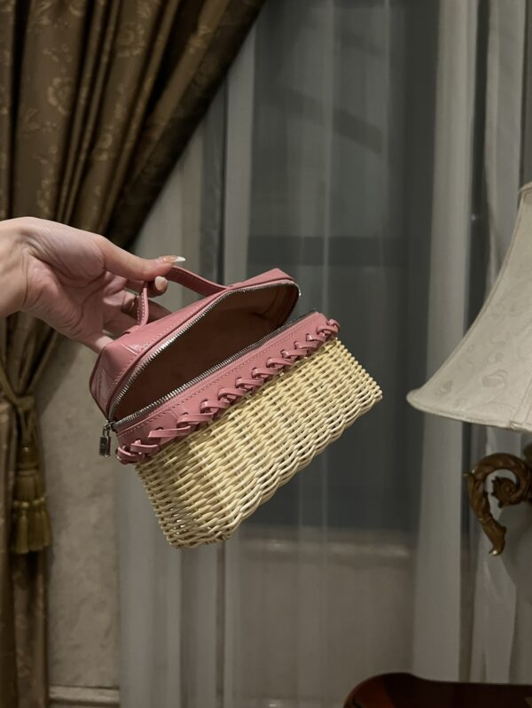 New! Loro Piana  Small-Size Rattan Bag, Global Limited Edition -L19cm with original box free shipping