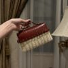 New! Loro Piana  Small-Size Rattan Bag, Global Limited Edition -L19cm with original box free shipping