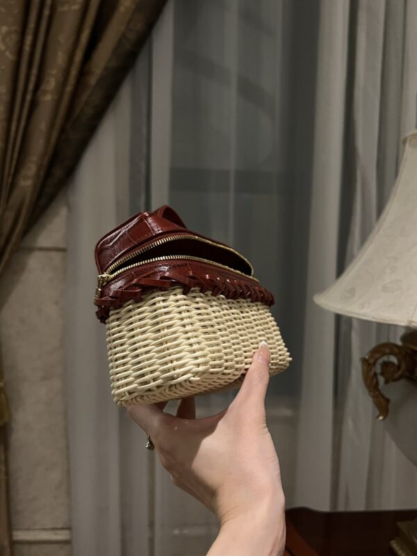 New! Loro Piana  Small-Size Rattan Bag, Global Limited Edition -L19cm with original box free shipping