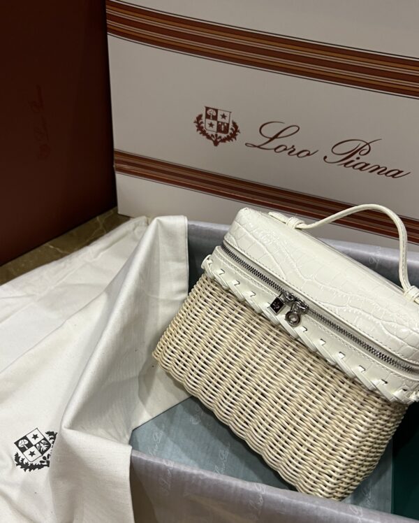 New! Loro Piana  Small-Size Rattan Bag, Global Limited Edition -L19Scm with original box free shipping
