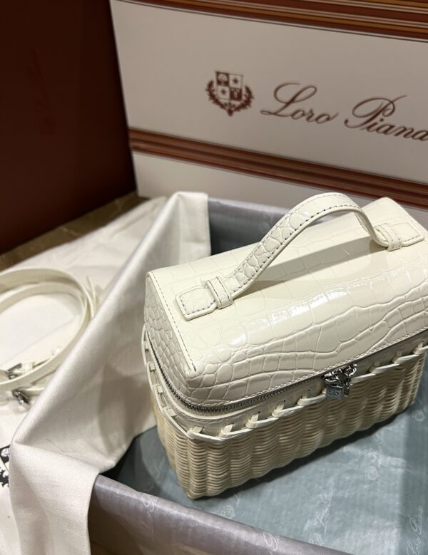 New! Loro Piana  Small-Size Rattan Bag, Global Limited Edition -L19Scm with original box free shipping