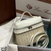 New! Loro Piana  Small-Size Rattan Bag, Global Limited Edition -L19Scm with original box free shipping