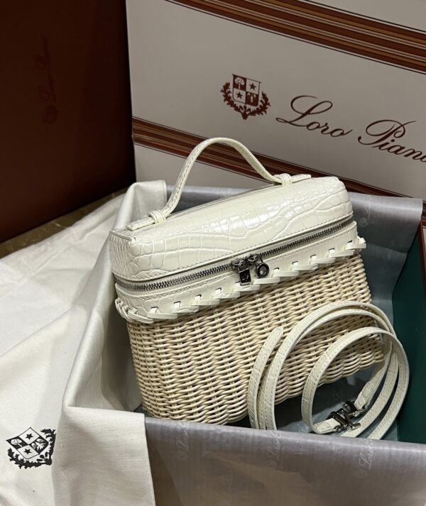 New! Loro Piana  Small-Size Rattan Bag, Global Limited Edition -L19Scm with original box free shipping