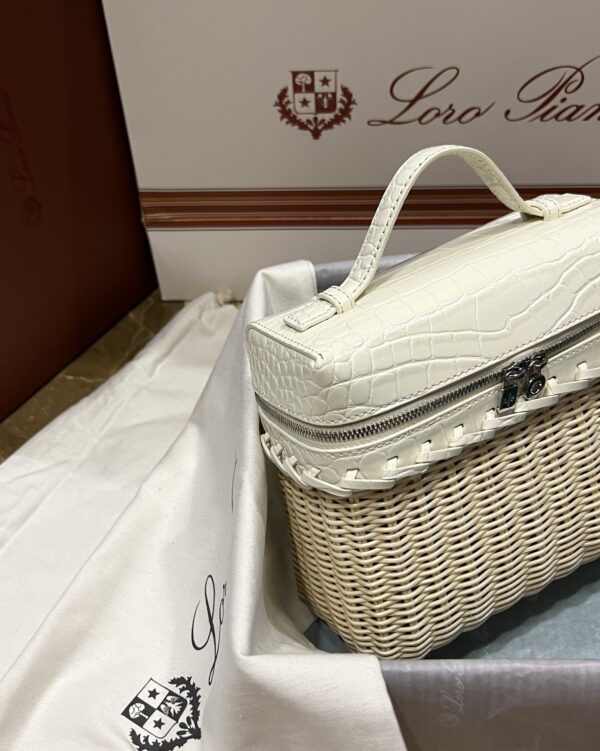New! Loro Piana  Small-Size Rattan Bag, Global Limited Edition -L19Scm with original box free shipping