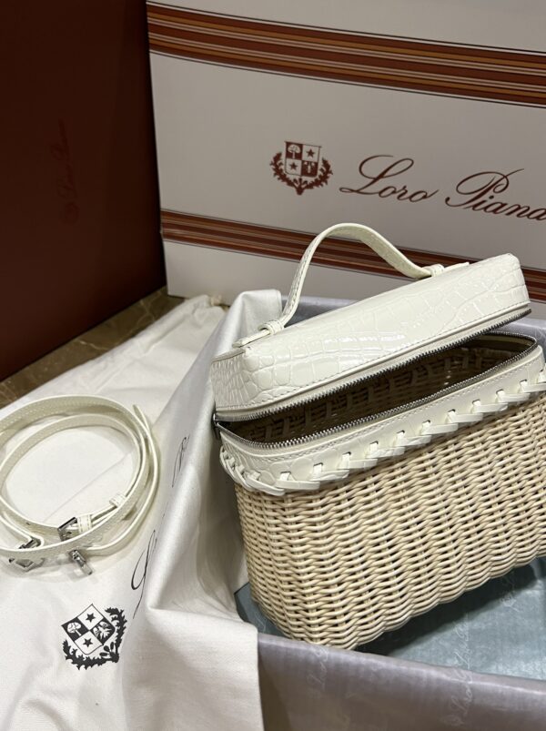 New! Loro Piana  Small-Size Rattan Bag, Global Limited Edition -L19Scm with original box free shipping