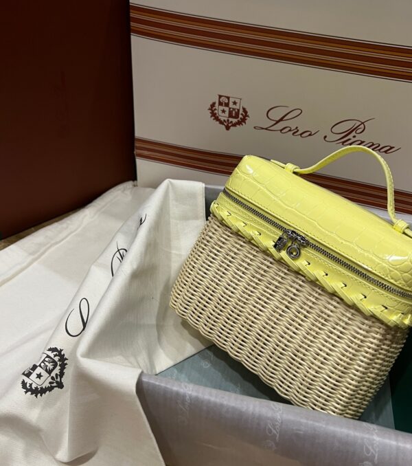 New! Loro Piana  Small-Size Rattan Bag, Global Limited Edition -L19Scm with original box free shipping