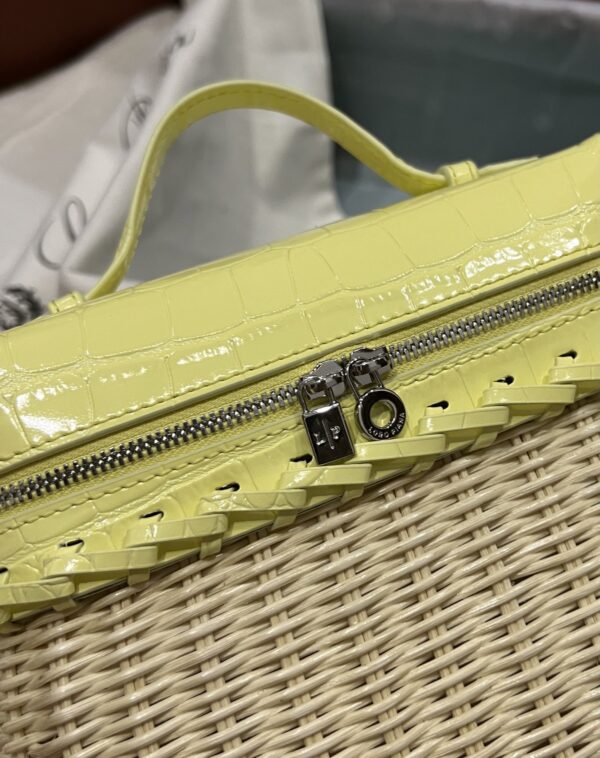 New! Loro Piana  Small-Size Rattan Bag, Global Limited Edition -L19Scm with original box free shipping