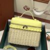 New! Loro Piana  Small-Size Rattan Bag, Global Limited Edition -L19Scm with original box free shipping