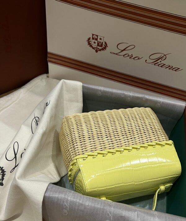 New! Loro Piana  Small-Size Rattan Bag, Global Limited Edition -L19Scm with original box free shipping