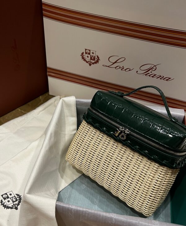 New! Loro Piana  Small-Size Rattan Bag, Global Limited Edition -L19Scm with original box free shipping