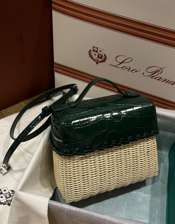 New! Loro Piana  Small-Size Rattan Bag, Global Limited Edition -L19Scm with original box free shipping