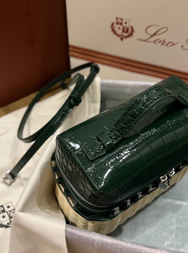 New! Loro Piana  Small-Size Rattan Bag, Global Limited Edition -L19Scm with original box free shipping