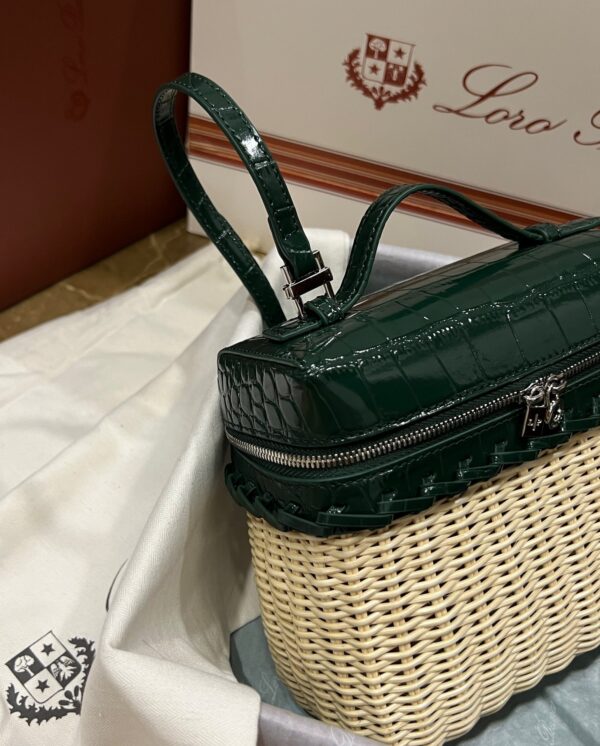 New! Loro Piana  Small-Size Rattan Bag, Global Limited Edition -L19Scm with original box free shipping