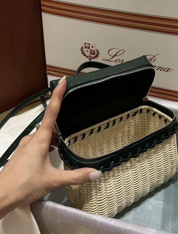 New! Loro Piana  Small-Size Rattan Bag, Global Limited Edition -L19Scm with original box free shipping