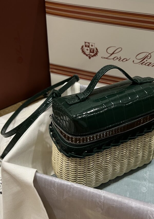New! Loro Piana  Small-Size Rattan Bag, Global Limited Edition -L19Scm with original box free shipping
