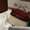 New! Loro Piana  Small-Size Rattan Bag, Global Limited Edition -L19Scm with original box free shipping