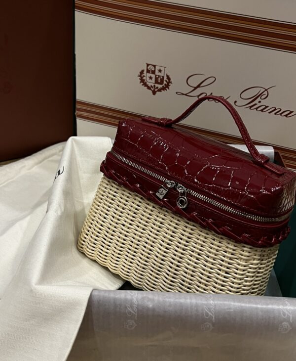 New! Loro Piana  Small-Size Rattan Bag, Global Limited Edition -L19Scm with original box free shipping