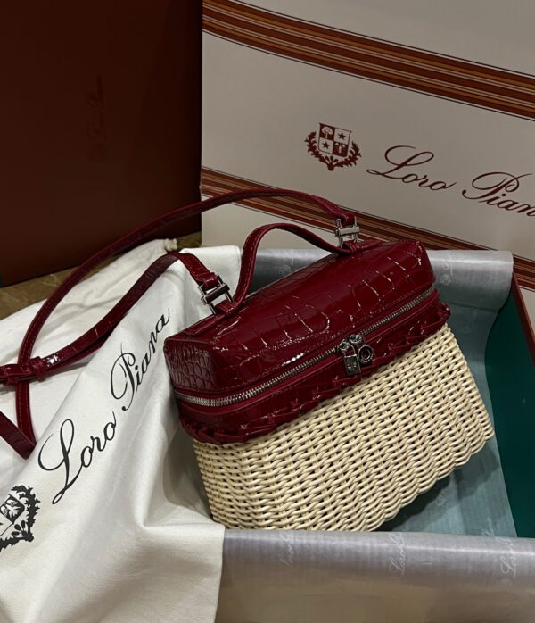 New! Loro Piana  Small-Size Rattan Bag, Global Limited Edition -L19Scm with original box free shipping