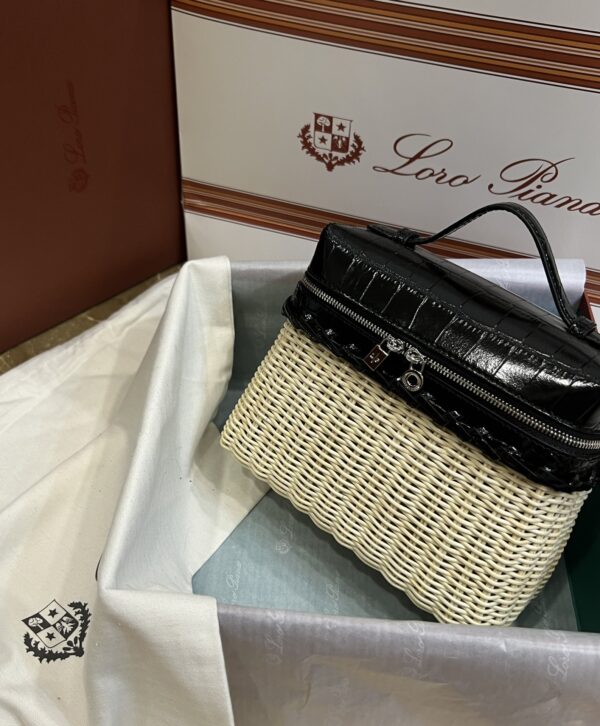 New! Loro Piana  Small-Size Rattan Bag, Global Limited Edition -L19Scm with original box free shipping