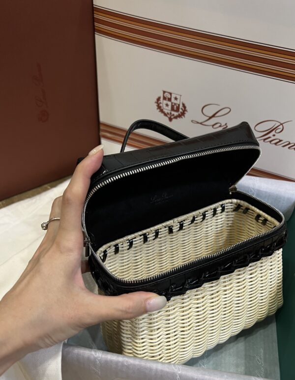 New! Loro Piana  Small-Size Rattan Bag, Global Limited Edition -L19Scm with original box free shipping