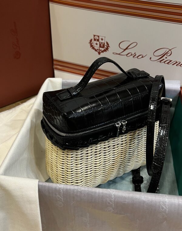 New! Loro Piana  Small-Size Rattan Bag, Global Limited Edition -L19Scm with original box free shipping