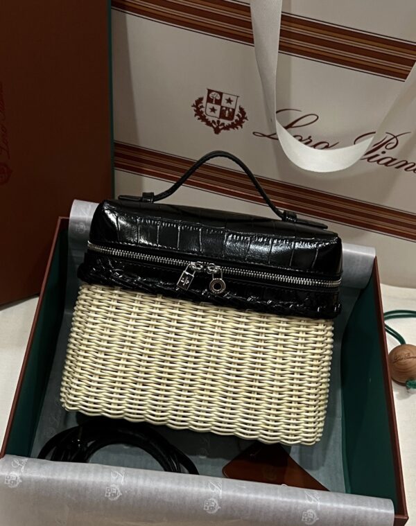 New! Loro Piana  Small-Size Rattan Bag, Global Limited Edition -L19Scm with original box free shipping