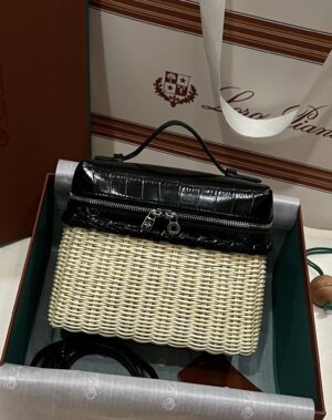 New! Loro Piana  Small-Size Rattan Bag, Global Limited Edition -L19Scm with original box free shipping