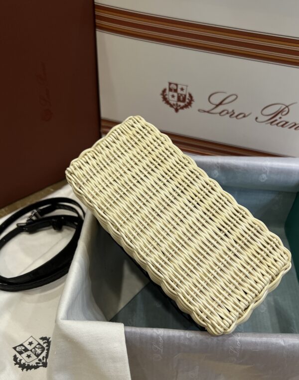 New! Loro Piana  Small-Size Rattan Bag, Global Limited Edition -L19Scm with original box free shipping