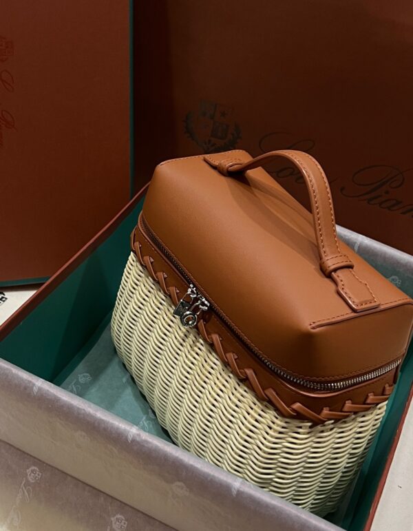 New! Loro Piana  Small-Size Rattan Bag, Global Limited Edition -L19Scm with original box free shipping